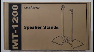 Unboxing - Creative MT 1200 Speaker Stands