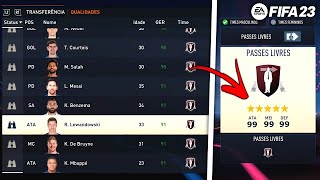 COLOQUEI OS *MELHORES DO MUNDO* NOS PASSES LIVRES!  | FIFA 23 Experimento