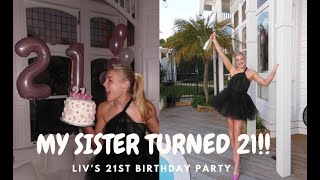 MY SISTER TURNED 21!! VLOG