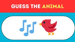 🐾 Guess the Animal Emoji Quiz! | Fun Animal Emoji Challenge 🦁🐘🐍