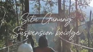 Jembatan gantung situ gunung #situgunungsuspensionbridge #jembatansitugunung #situgunungsukabumi