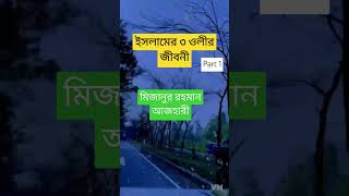 ৩ ওলীর জীবনী ।।  মিজানুর রহমান আযহারী ।।  #ওয়াজ #status #islamic #shorts