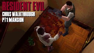 Chris Walkthrough Pt 1 Mansion - Original Resident Evil Guide GOG