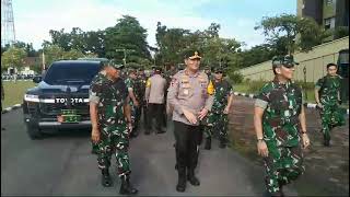 PANGDAM BUKIT BARISAN BERFOTO DENGAN KAPOLDA RIAU, UNJUK SOLIDITAS TNI-POLRI