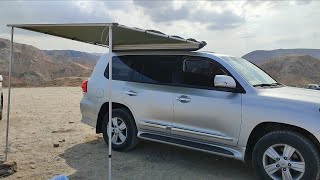 اسهل طريقة لتثبيت مظلة السيارة او الرحلات من الرياح  Stop your tent canopy from the wind