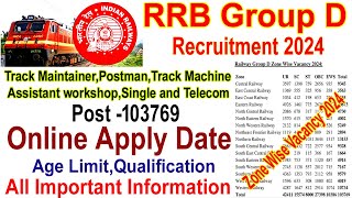 Railway Group D Vacancy 2024 || Railway Group d Recruitment 2024