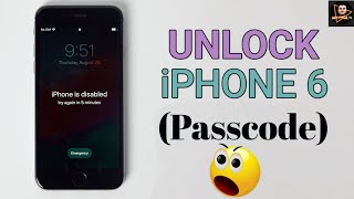 IPhone 6 passcode unlock. without computer & pc #SETTINGS_BD #Passcode #unlock #iphone_6