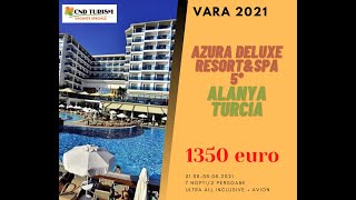 AZURA DELUXE RESORT&SPA - Charter Avion Turcia 2021