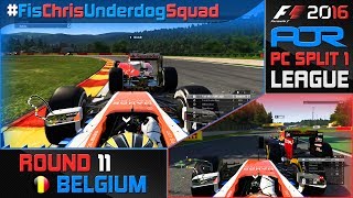 F1 2016 | AOR PC Split 1: FisChris Highlights - Round 11 - Belgium