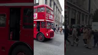 London Route-master Bus Serving Afternoon Tea in London