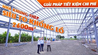 Giảm 30% chi phí và tiết kiệm thời gian xây dựng trạm dừng chân với kết cấu khung thép tiền chế