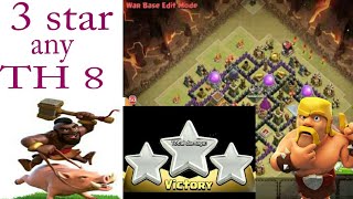 Best war attack strategy Th 8