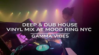 Gamma Vibes - Deep & Dub House Vinyl Mix at Mood Ring NYC