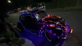 El texano decorado de navidad