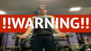 WARNING: SHOCKING FOOTAGE OF A BODYBUILDER GOING TO A GYM!