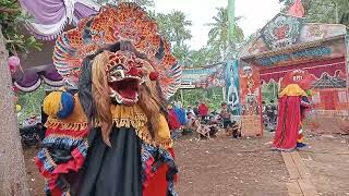 Gending pamit mulih di iringi tari rampak barong