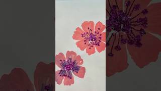 How to draw painting flower #Short##