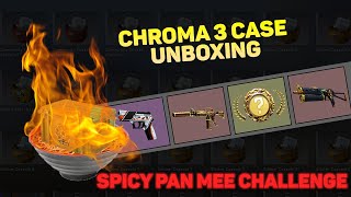 $125 Chroma 3 Case Opening (SPICY PAN MEE CHALLENGE)