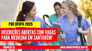 INSCRIÇÕES ABERTAS COM VAGAS PARA MEDICINA!