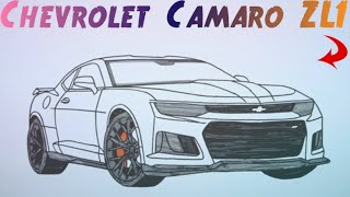 "Easy Tips for Drawing a Realistic Chevrolet Camaro ZL1"