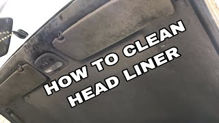 How to wrapp Car dashboard and clean Headliner