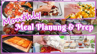 Monthly Meal Plan & Prep