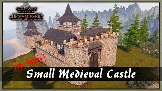 HOW TO BUILD A SMALL MEDIEVAL CASTLE [SPEED BUILD] - NO MOD VERSION - CONAN EXILES