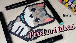 🐱 Cute Kitty Pixel art Tutorial!