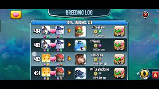 Monster Legends - Breeding Log 2023