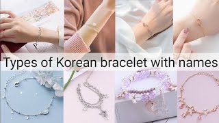 2024 best ladies stylish korean bracelet|| types of bracelet with for girls