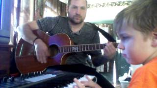 Seamus and I on Guitar and Piano