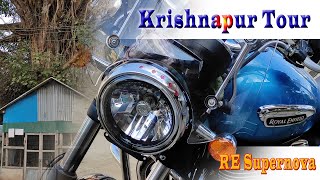 Royal Enfield Meteor 350 Supernova Blue, A short trip to Krishnapur Teliamura Tripura