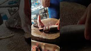 FISH CUTTING PANGAS SKILLS ! AMAZING PANGAS FISH CUTTING LIVE #shorts #short #fish