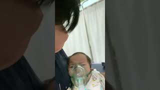 Diuap biar sehat ya, dek. #shortvideo #shorts #astma #baby