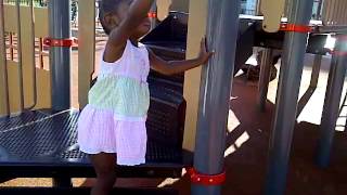 Nia Tries the Monkey Bars