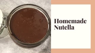 Homemade Nutella