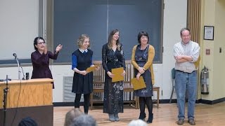 Philip Freund Prize for Creative Writing Alumni Reading - October 15, 2015