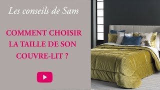 Comment choisir la taille de son couvre-lit