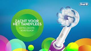 Oral-B Junior Green/Purple elektrische tandenborstel voor kinderen