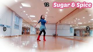 초중급 Sugar & Spice  Count:32Wall:4   Level:Improver