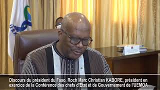 Allocution du président du Faso Roch Marc Christian Kaboré ce 25 mars 2021