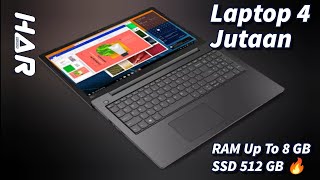 Laptop 4 Jutaan Terbaik RAM Up To 8 GB SSD Hingga 512 GB