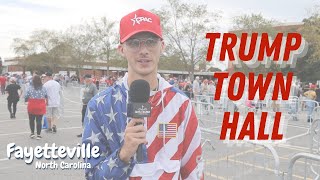 President Donald Trump Town Hall in Fayetteville, NC 10/4/24 | Sidewalk Politics with Coleton Furlow