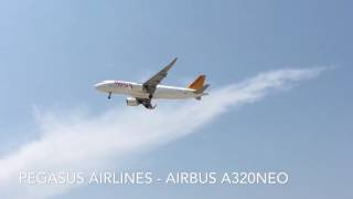 Pegasus Airlines A320neo, 787, 767, 757 Landings at Antalya Airport [HD] - Airplanesloverr