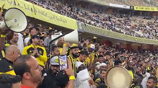 طرب جمهور الاتحاد امام الفيحاء💛🖤