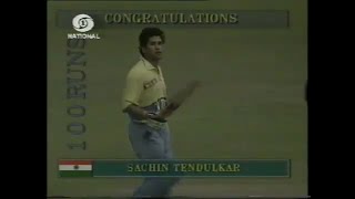 Sachin Tendulkar's First ODI Hundred -110 vs Australia Colombo 1994 Highlights