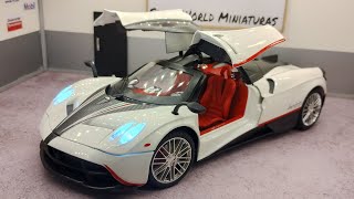 Pagani Huayra escala 1/18 26,5cm Som LedR$ 399,00···#miniatura #miniature #miniaturas #diecast #hotw