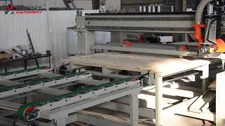 Полуавтоматический промкообрезной станок  Automatic plywood trimming saw dd saw