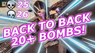 BACK TO BACK 20+ BOMBS! - Hyper Scape Battle Royale