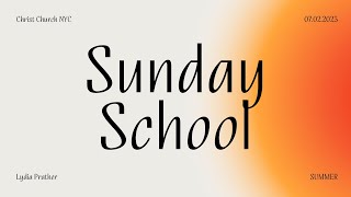 Children's Sunday School | July 2, 2023